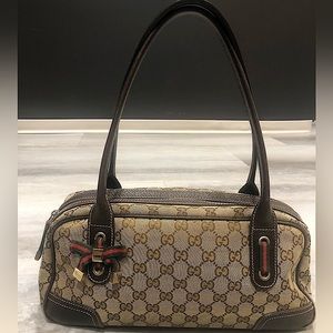 GUCCI Authentic Vintage Princy Boston Bag